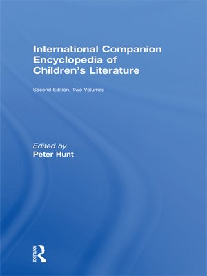 cover image of International Companion Encyclopedia of Children's Literature